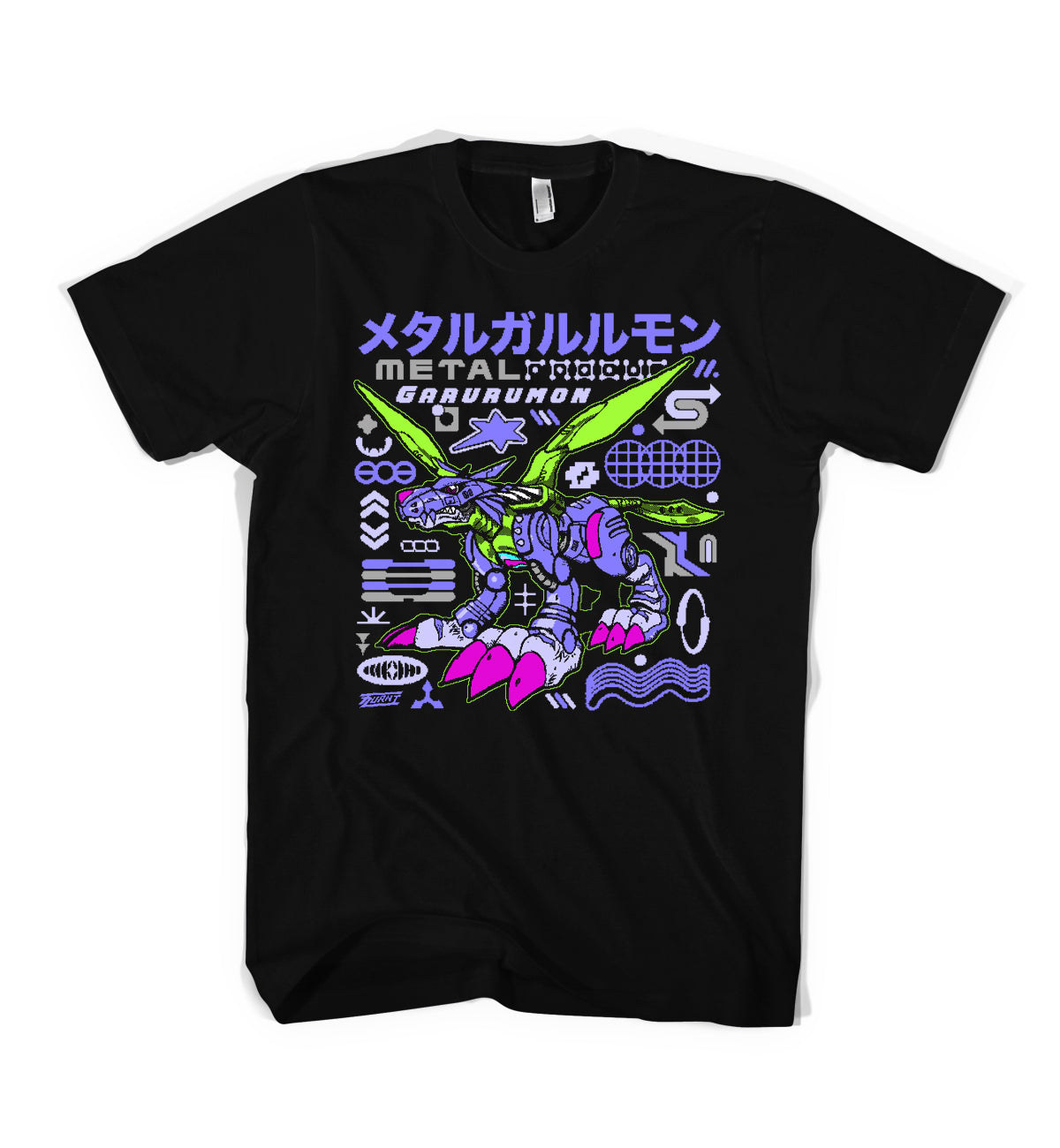 Metal Garurumon Digimon Unisex T-Shirt