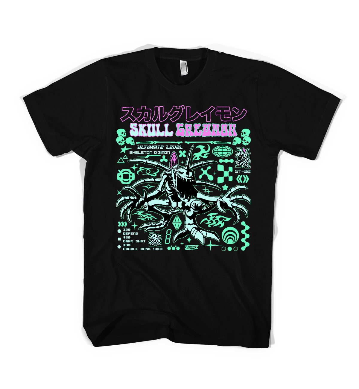 Skull Greymon Digimon Unisex T-Shirt