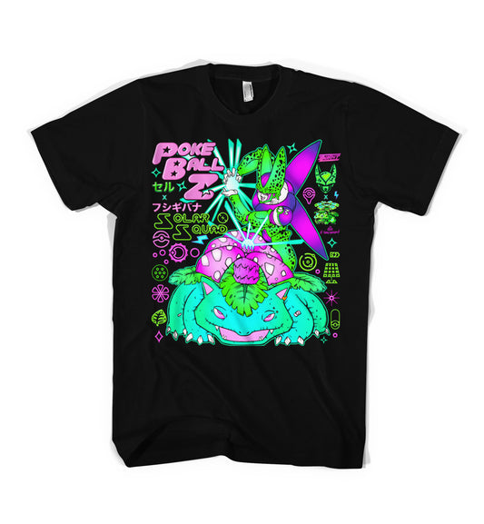 Solar Squad - Cell x Venusaur - Pacelko Collab - Limted Edition Unisex T-Shirt