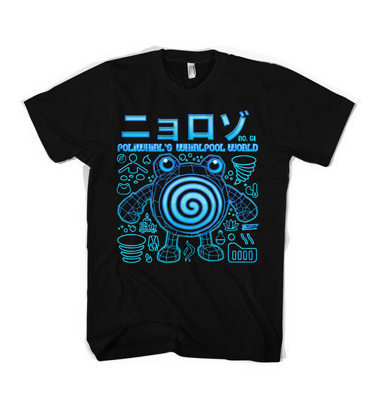 Poliwhirl's Whirlpool World Unisex T-Shirt